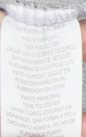 French Connection Men's Grey Full Zip Jumper Medium