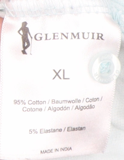 Glenmuir Unisex Blue XL Polo Shirt Casual Stretch
