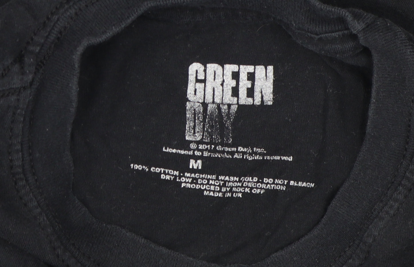 Green Day Men's Black Medium Band T-Shirt