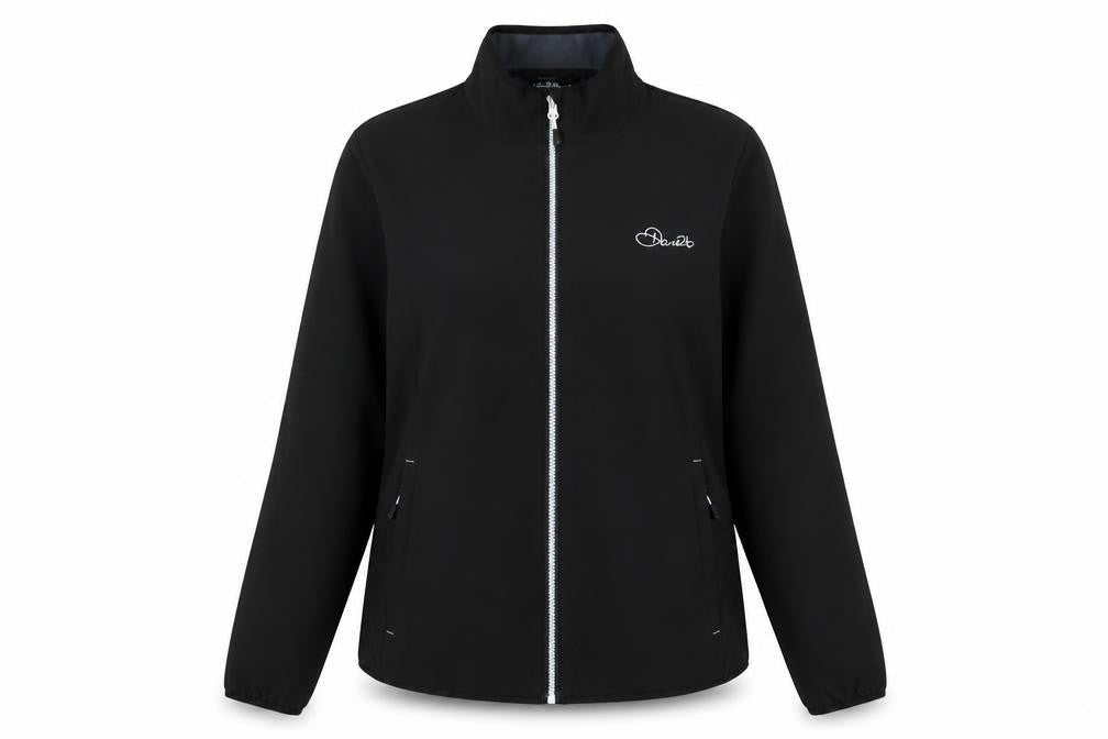 Front view of Dare 2b Women's Black Zip Jacket, size 16