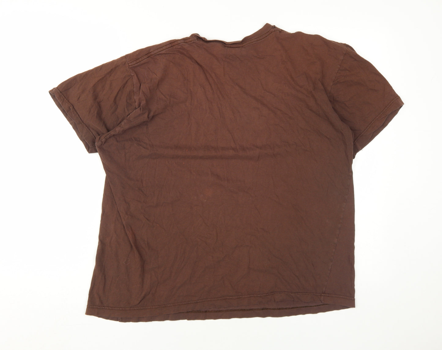 Hospital Radio Men’s Retro Brown XL Cotton T-Shirt