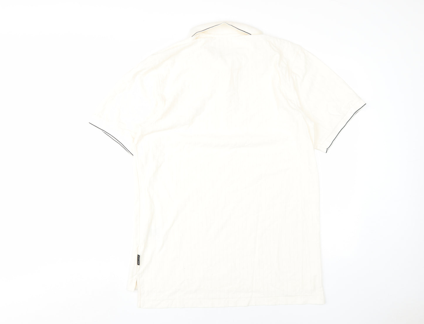 Nike Men's White Golf Polo Shirt L Solid Quick Dry