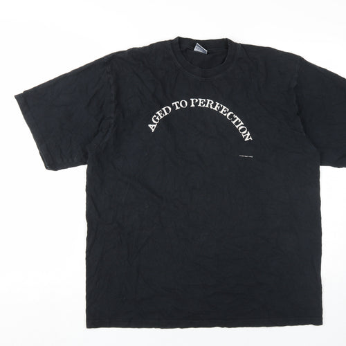 Jerzees Men's Black XL Graphic T-Shirt