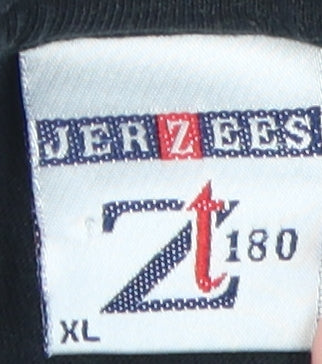 Jerzees Men's Black XL Graphic T-Shirt