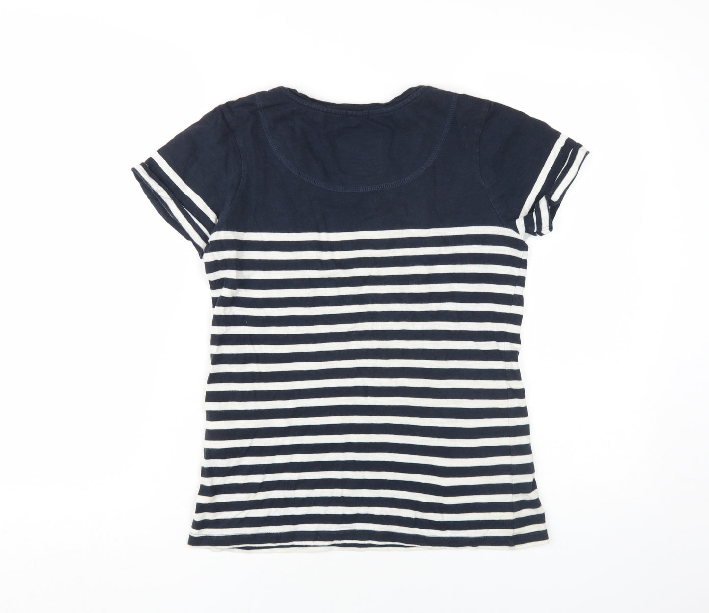 Luperdry Women's Blue Striped T-Shirt XS