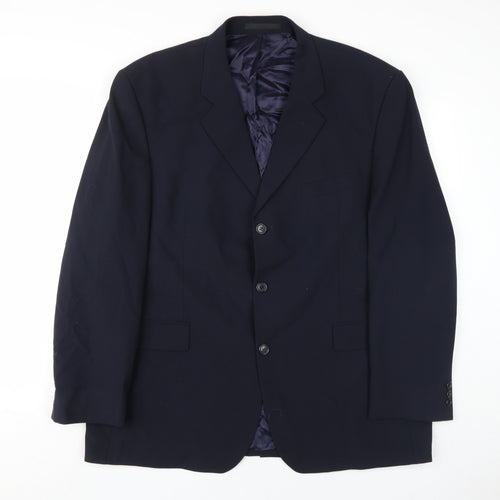 Centaur Men's Blue Regular Fit Blazer 46R