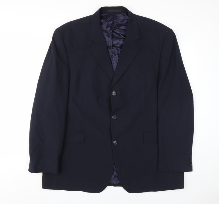 Centaur Men's Blue Regular Fit Blazer 46R