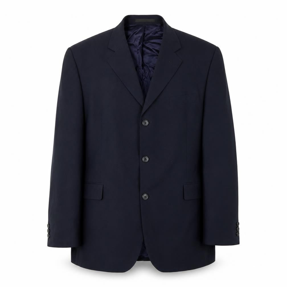 Front view of Centaur Men's Blue Regular Fit Blazer 46R