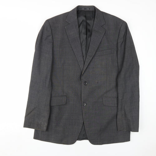 Savoy Taylors Guild Men's Grey Blazer Size 40 Regular Fit