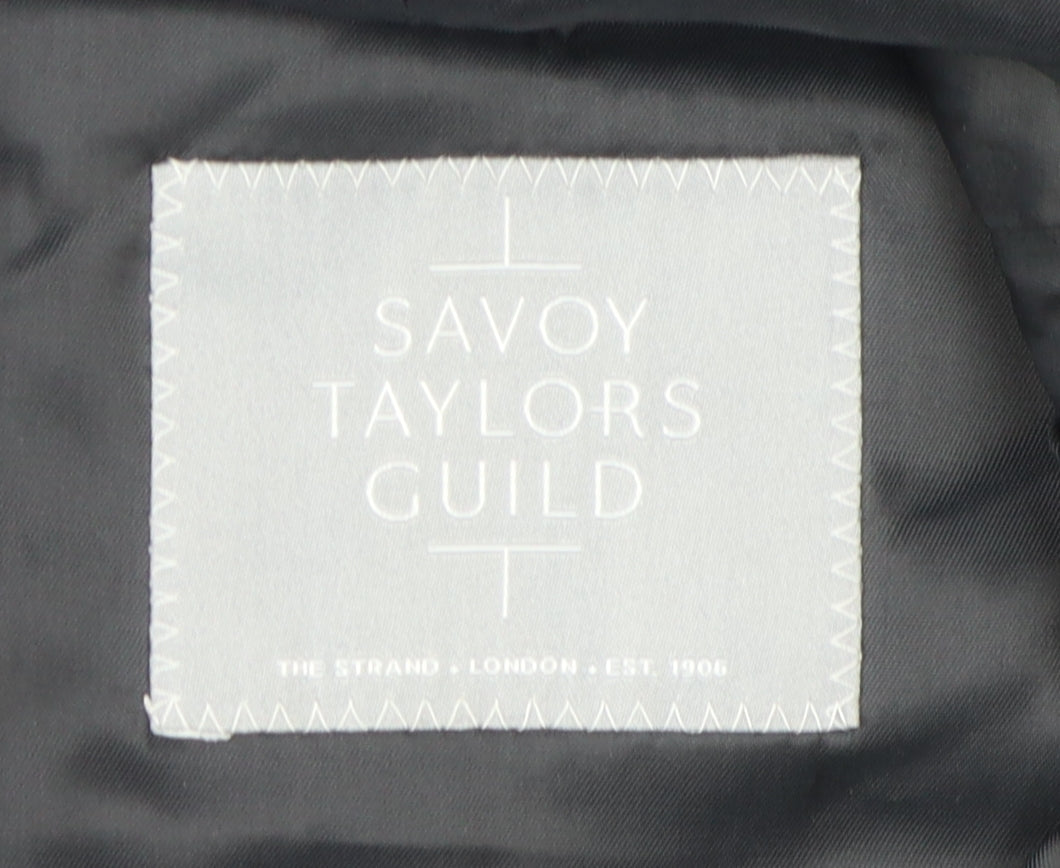 Savoy Taylors Guild Men's Grey Blazer Size 40 Regular Fit