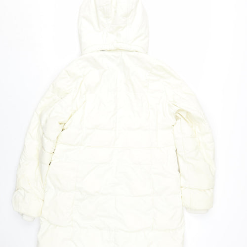 Lands' End Women's White XS Puffer Jacket