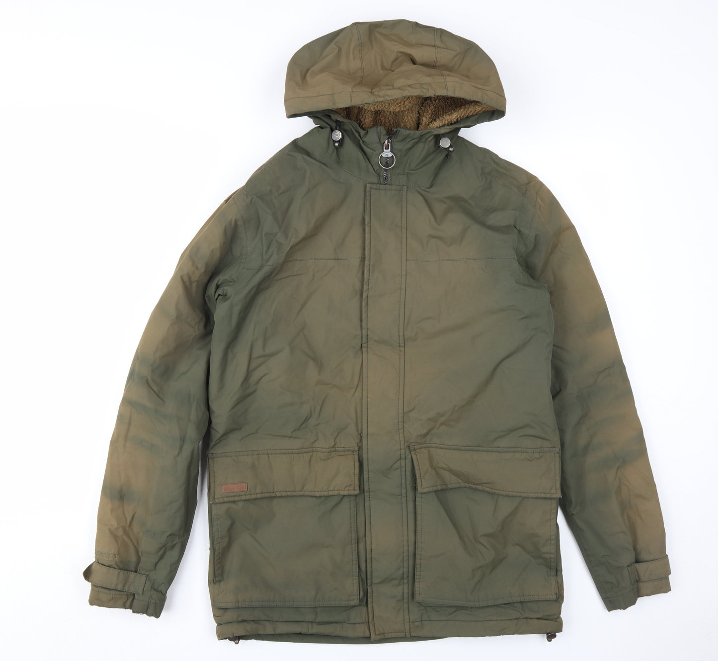 Regatta Men's Green S Parka Jacket, Hooded, Lined