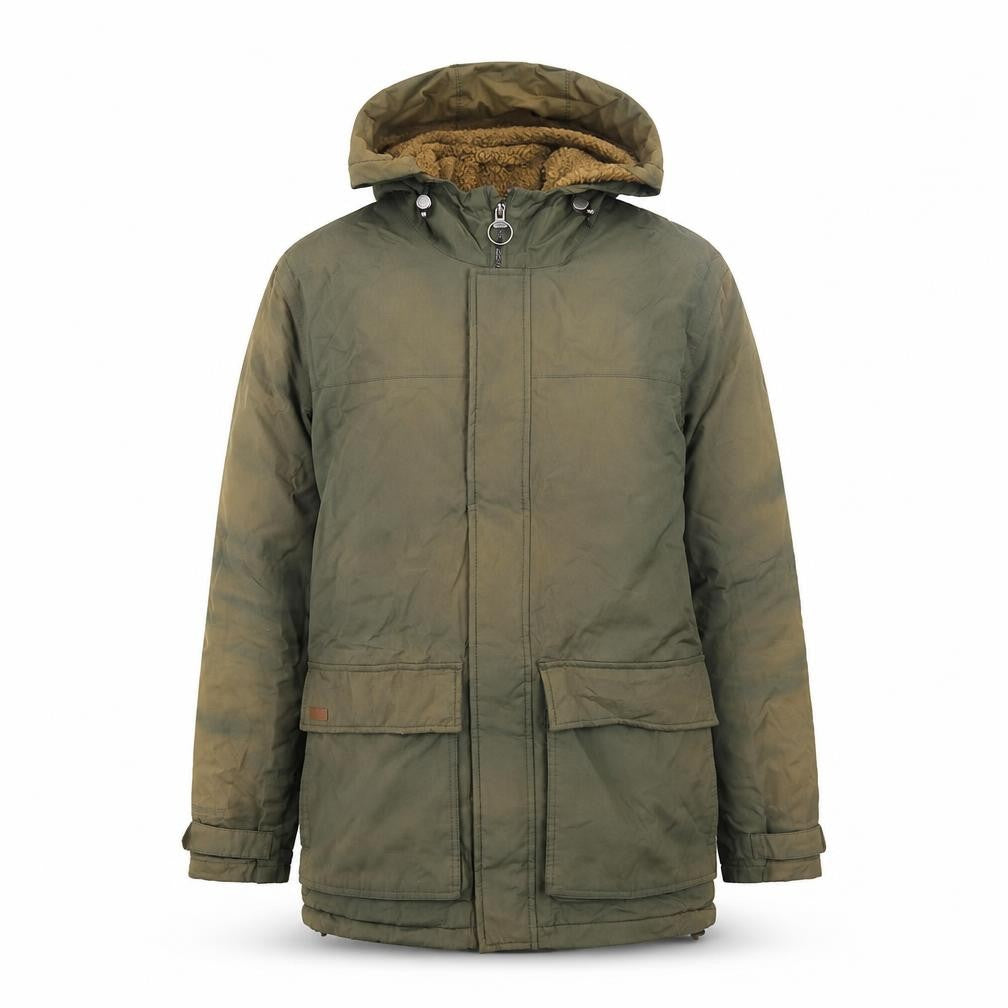 Regatta Men's Green S Parka Jacket, Hooded, Lined