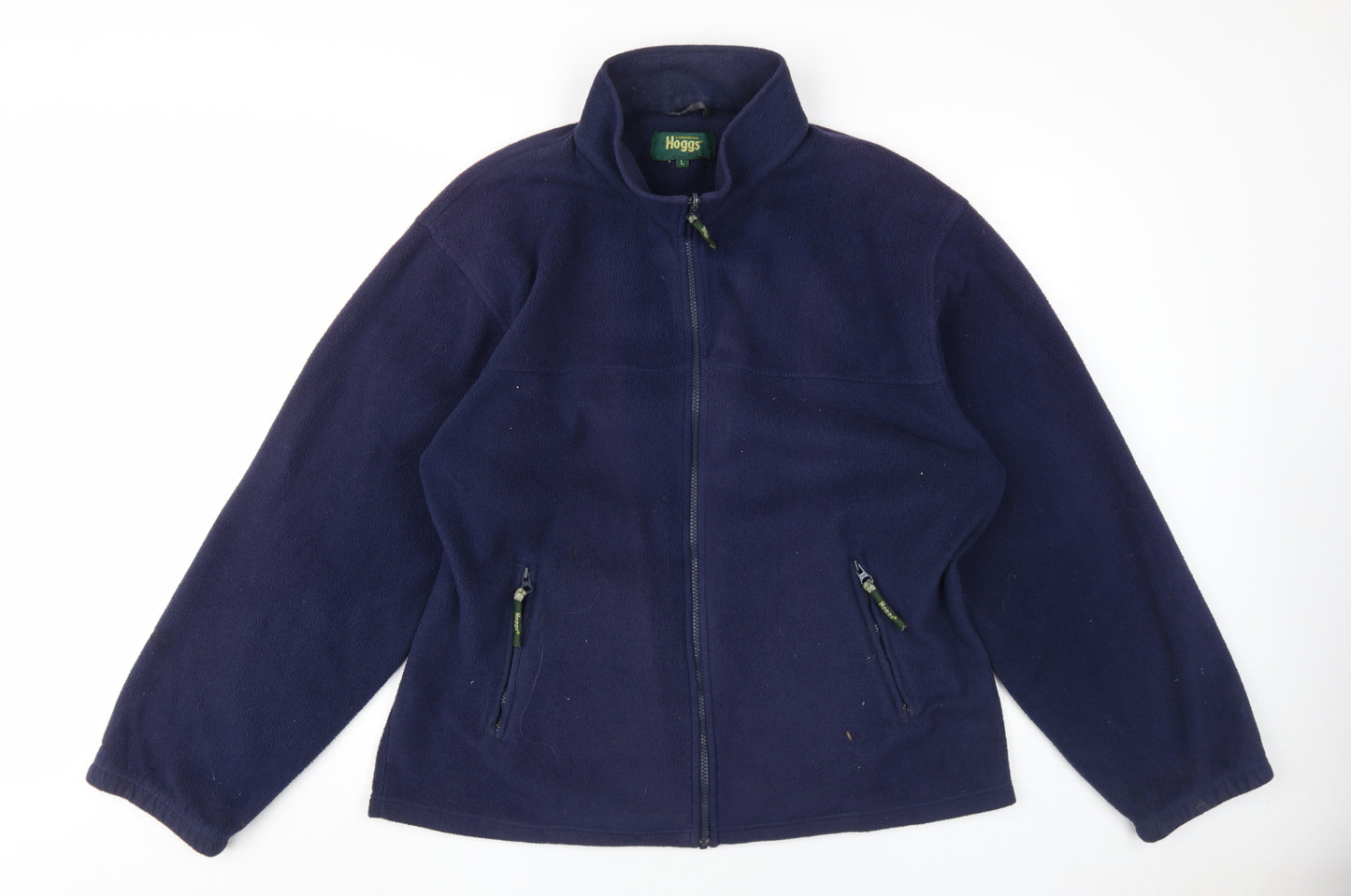 Hoggs Men's Blue Fleece Jacket - Size L