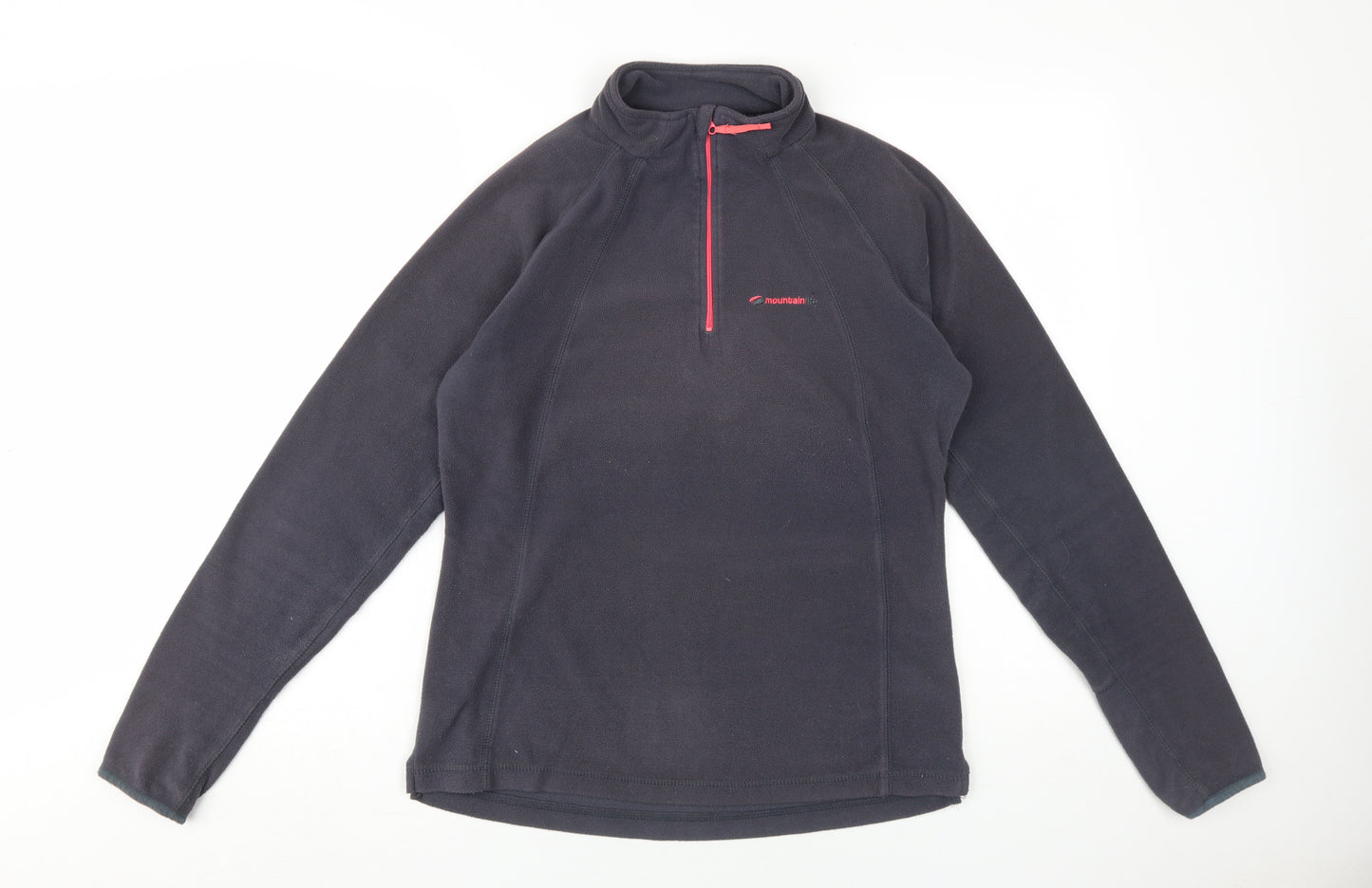 Mountain Life Women's Black Pullover Fleece Sweatshirt, Size 12