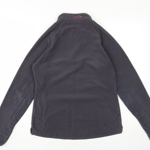 Mountain Life Women's Black Pullover Fleece Sweatshirt, Size 12