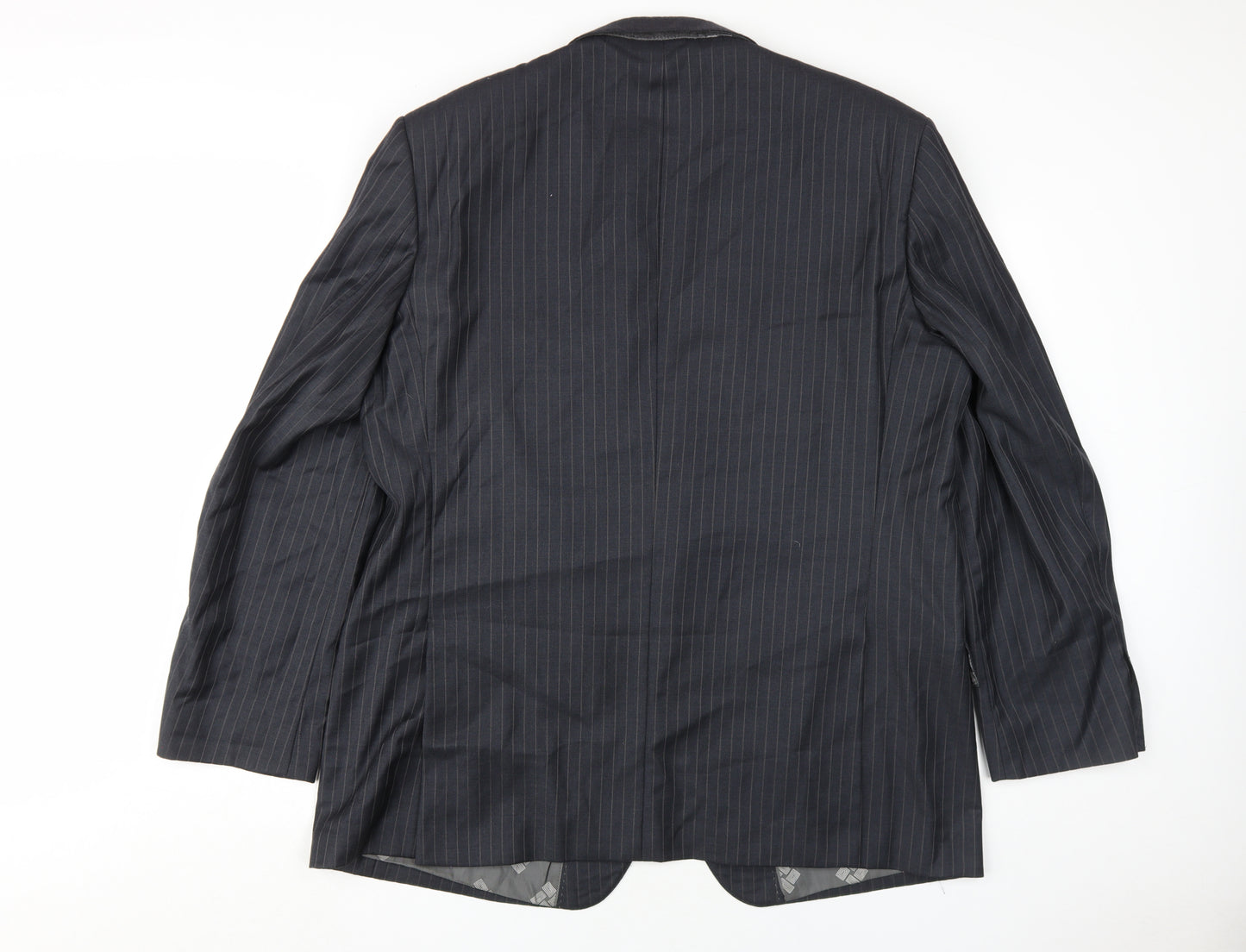 Pierre Cardin Men's Black Striped Blazer Size 46R