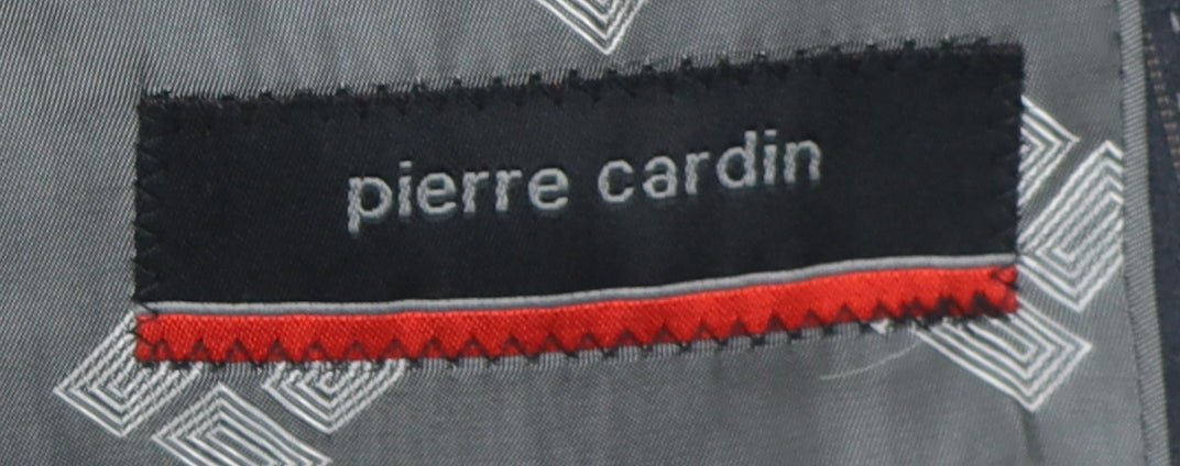 Pierre Cardin Men's Black Striped Blazer Size 46R