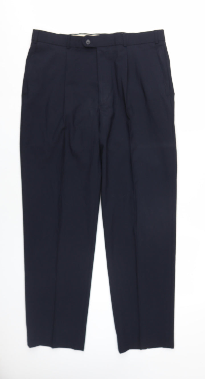 Centaur Men's Black Dress Pants 36 Regular Formal