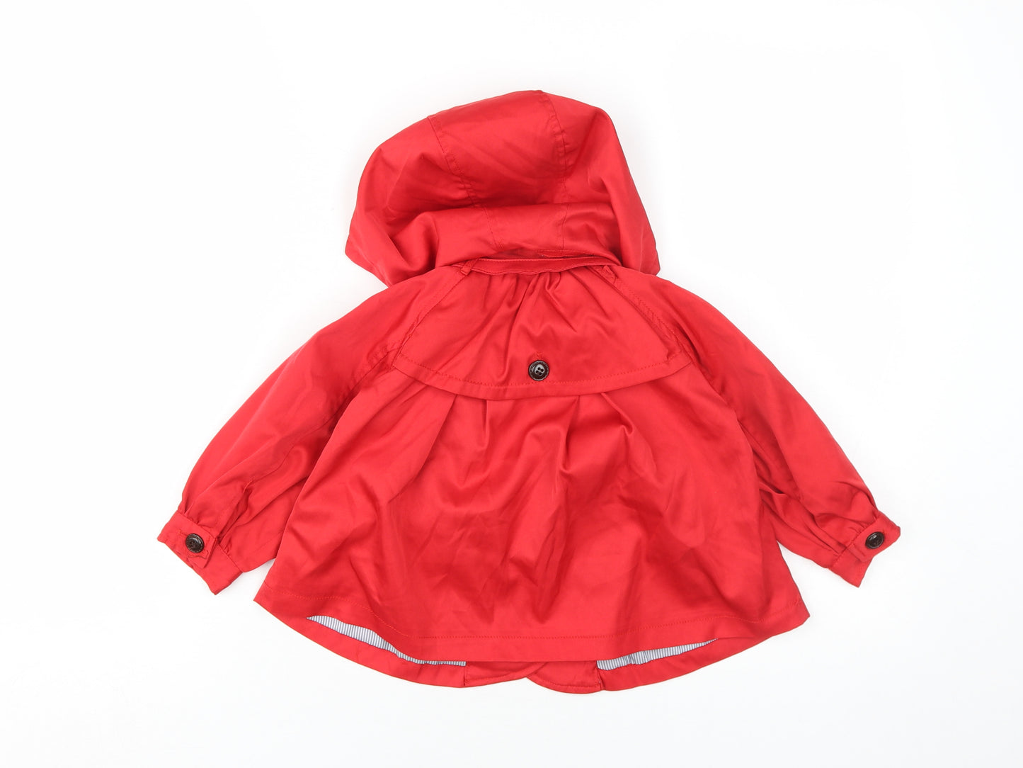 Holy-G Kids Red Rain Coat for Girls 4-5 Years