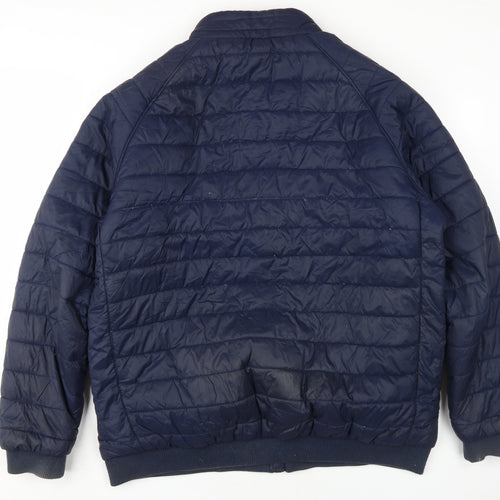 U.S. Polo Assn. Men's Blue Puffer Jacket XL
