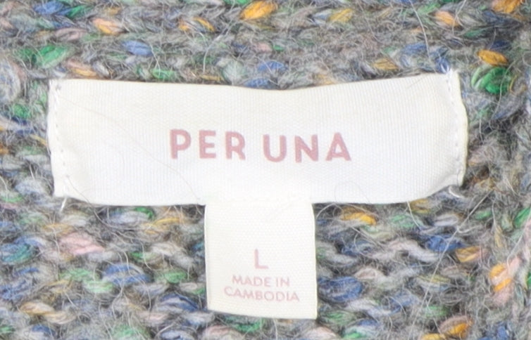 Marks and Spencer Women's Multicoloured Cardigan L