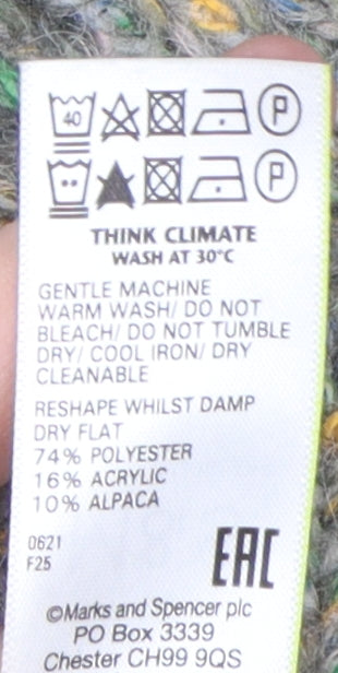 Marks and Spencer Women's Multicoloured Cardigan L