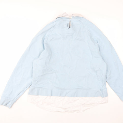 Next Women's Blue Long Sleeve Sweatshirt, Size L