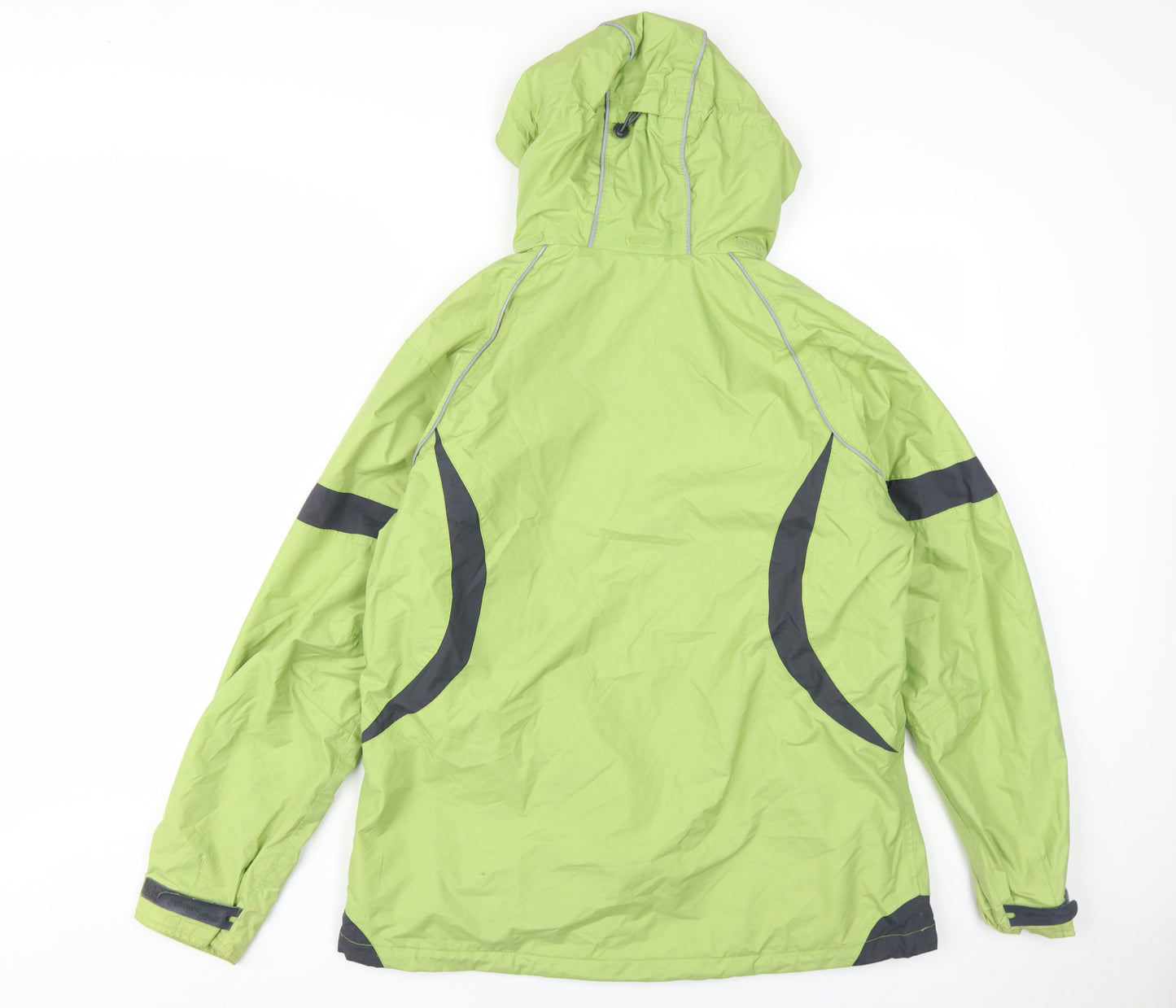 TCM Women's Green Hooded Rain Coat Size 14/16