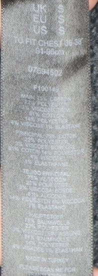 ASOS Men's Black S Pullover Sweatshirt - Knit Crew Neck