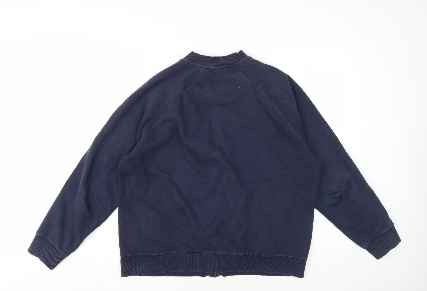Burton Menswear Men's Blue Bomber Jacket Size L