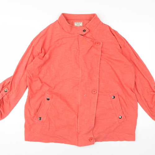 Next Women Red Buttoned Jacket Size 20 Casual