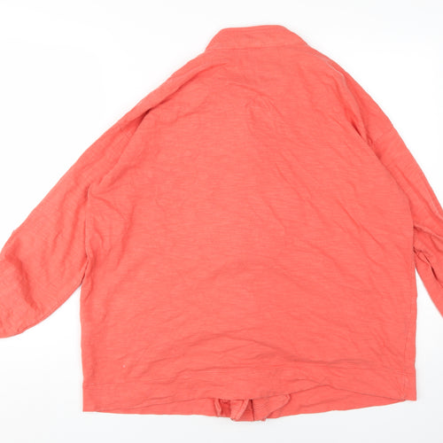 Next Women Red Buttoned Jacket Size 20 Casual