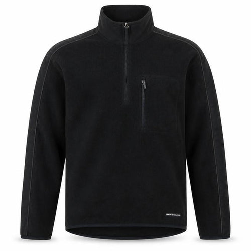Urban Revolution Men's Black Fleece 1/2 Zip Sweatshirt M