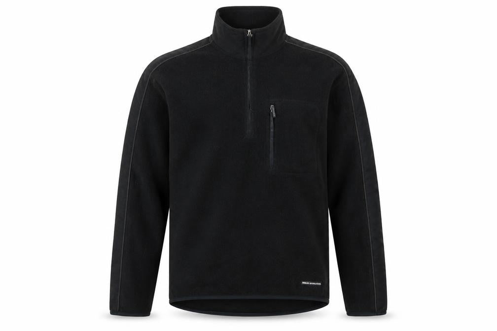 Urban Revolution Men's Black Fleece 1/2 Zip Sweatshirt M