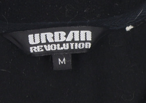 Urban Revolution Men's Black Fleece 1/2 Zip Sweatshirt M