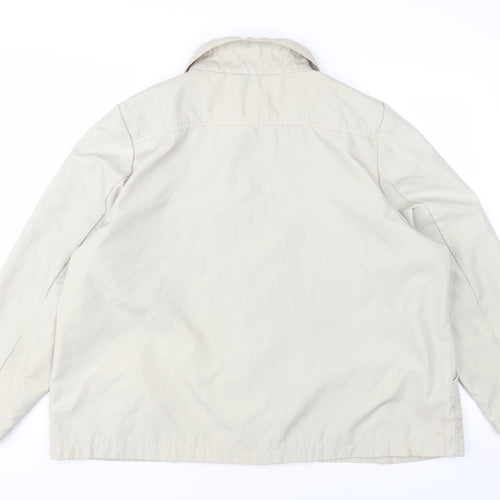 Bm Collection Women's Beige XL Collared Jacket