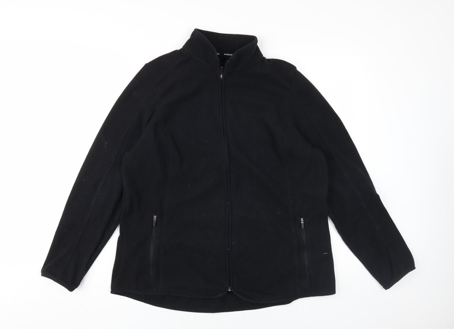 Marks and Spencer Women's Black Fleece Jacket Size 16