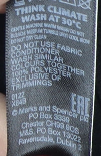 Marks and Spencer Women's Black Fleece Jacket Size 16