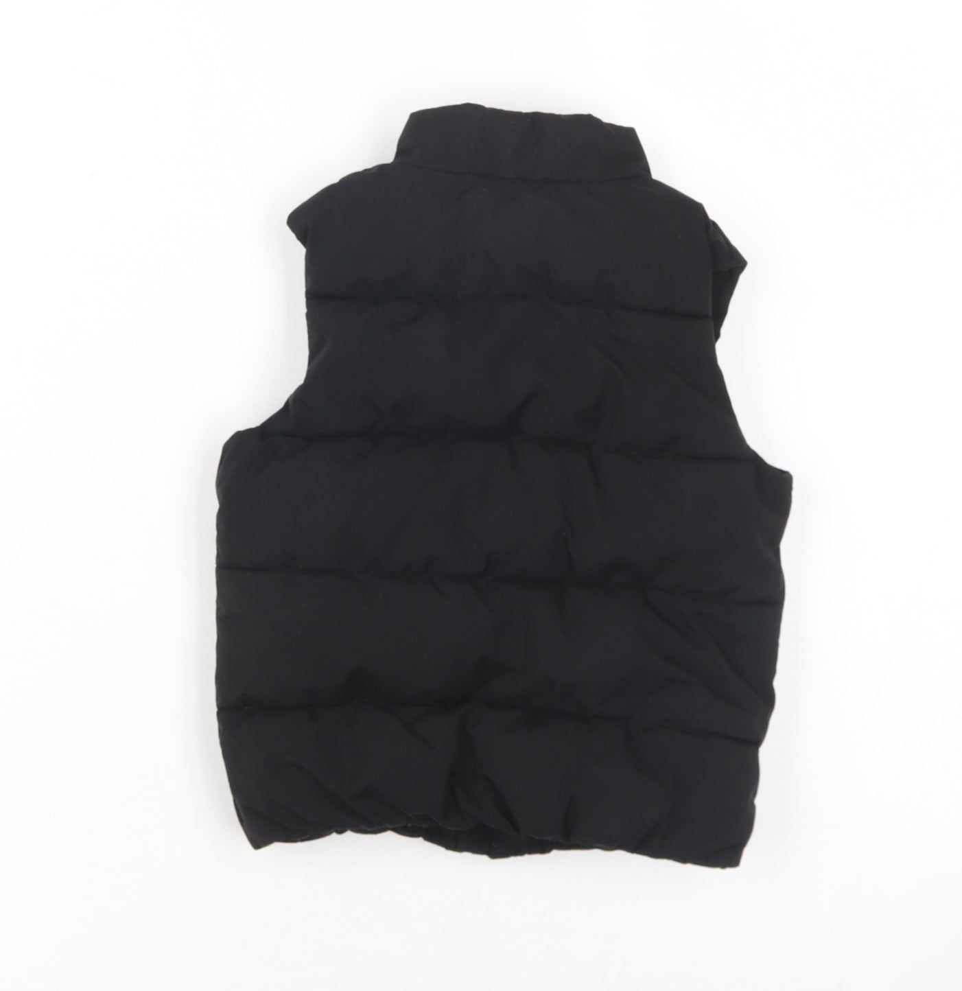 Next Boys Black Puffer Jacket Waistcoat 18-24 Months