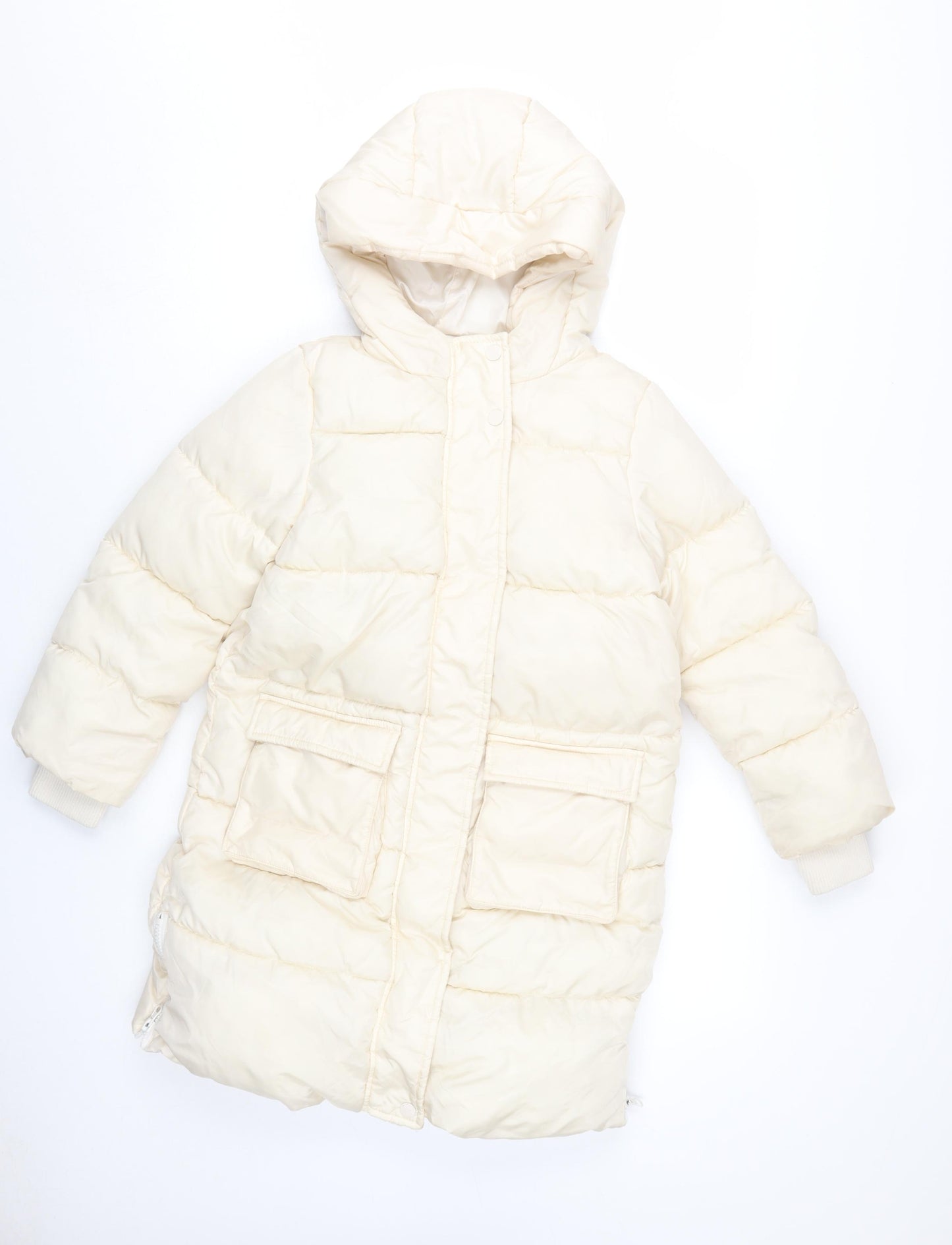 Marks and Spencer Ivory Girls Puffer Jacket 7-8 Years