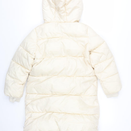 Marks and Spencer Ivory Girls Puffer Jacket 7-8 Years