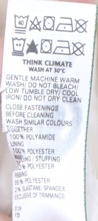 Marks and Spencer Ivory Girls Puffer Jacket 7-8 Years