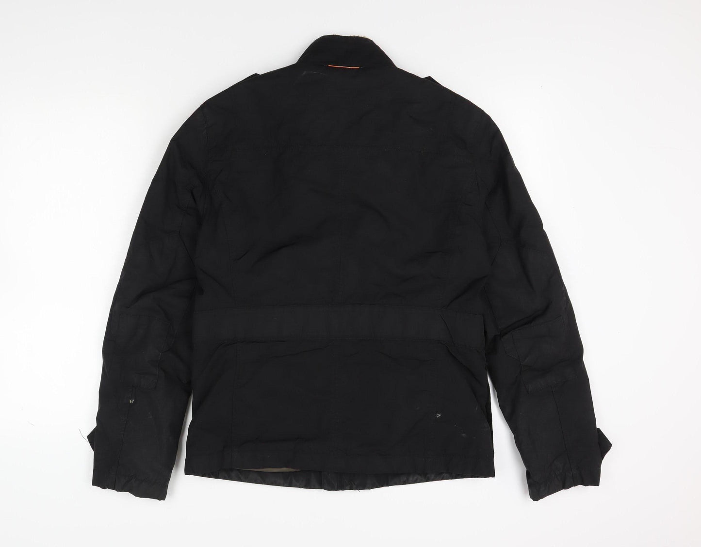 Hugo Boss Men's Black Military Jacket - Classic Style