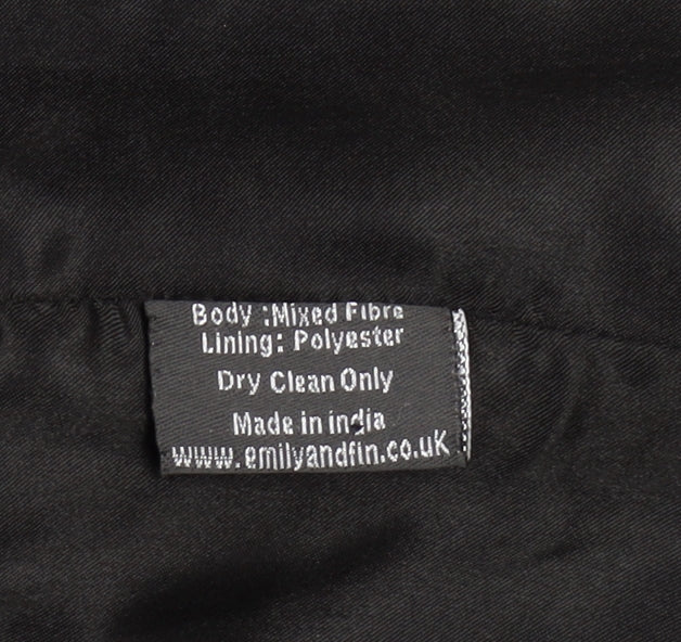 Emily and Fin Women's Black Coat Medium