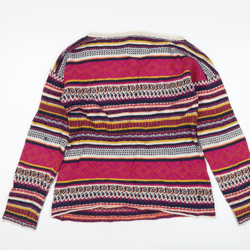H&M Women Multicoloured Pullover Jumper, Size S
