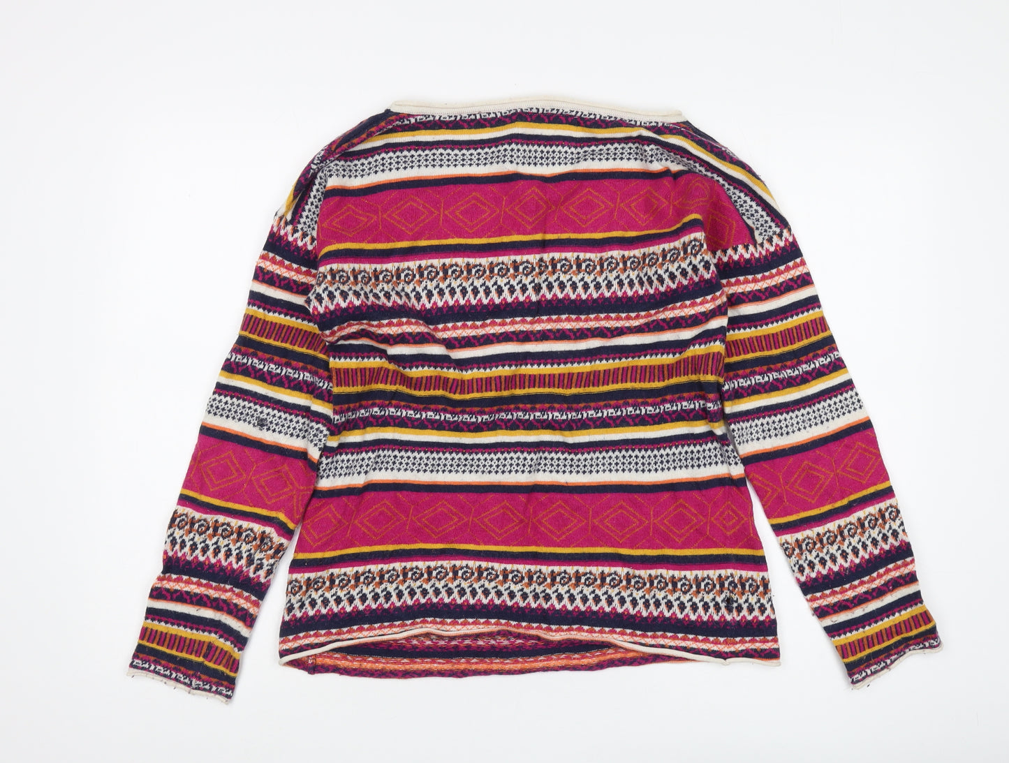 H&M Women Multicoloured Pullover Jumper, Size S
