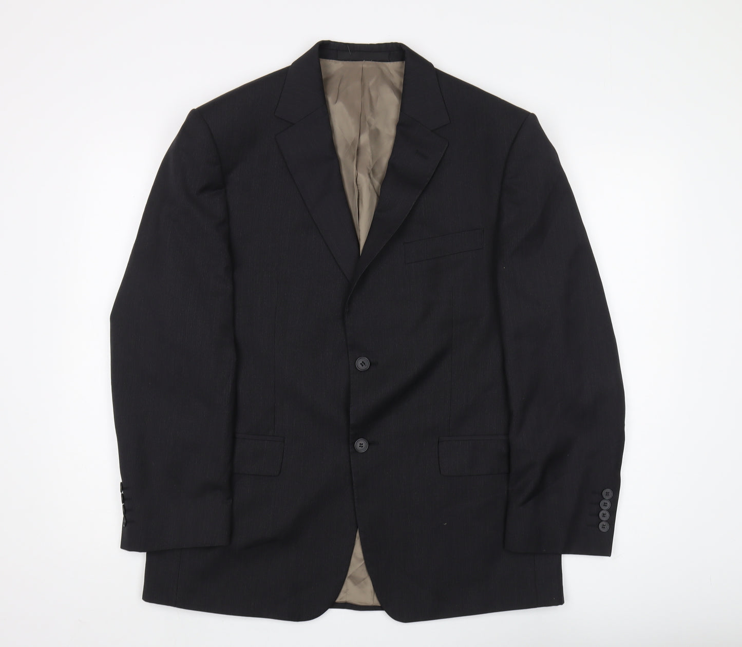Marks and Spencer Men's Black Blazer Size 40R Regular Fit