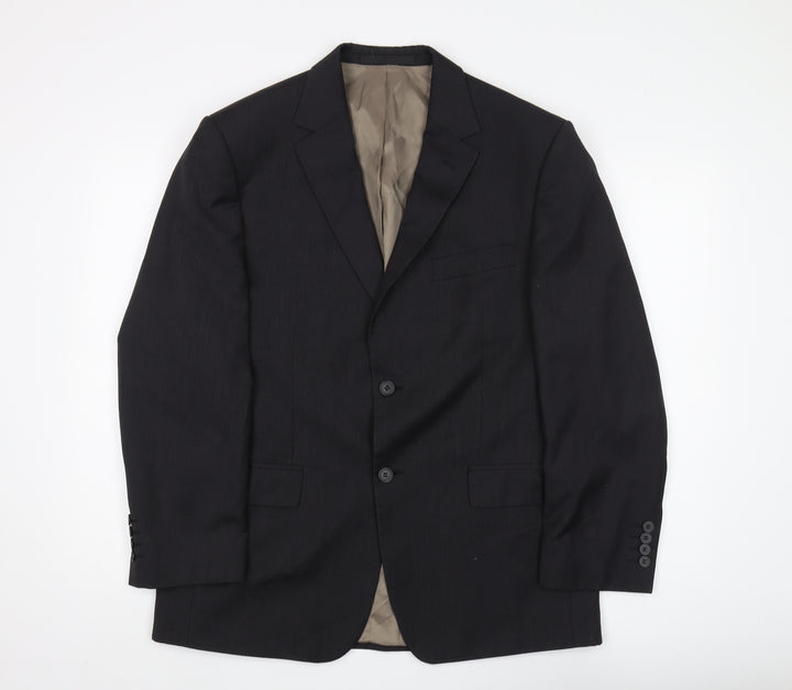 Marks and Spencer Men's Black Blazer Size 40R Regular Fit