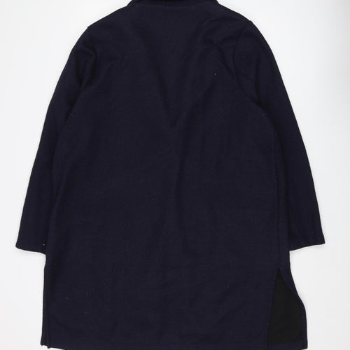 Marks and Spencer Women Navy Mid-Length Coat UK 18